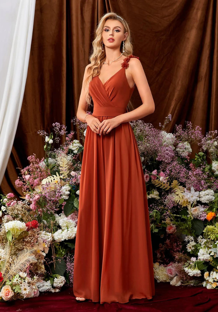 Robe cérémonie terracotta – Ma Robe Terracotta - Main Image