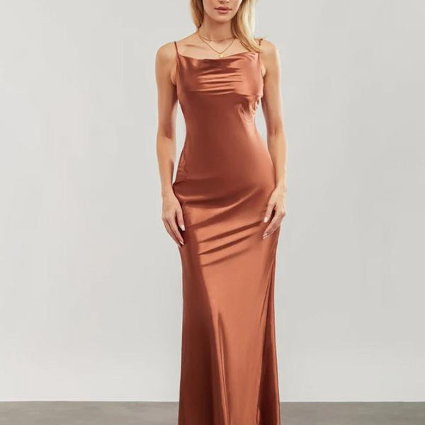 Robe chic terracotta