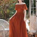 Robe témoin terracotta