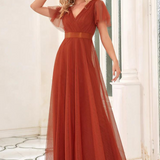 Robe terracotta fluide