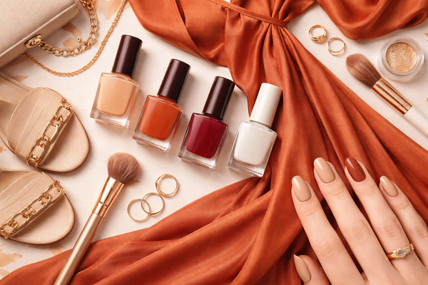 Quel vernis avec une robe terracotta ?