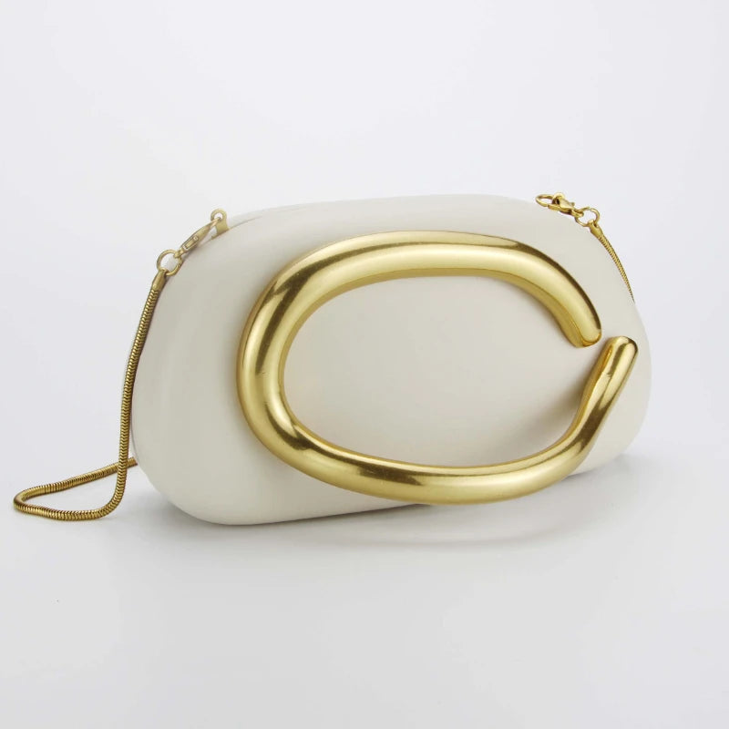 Sac à poignée or