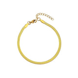 Chaine de cheville or 14K