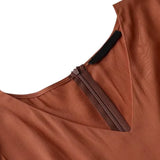 Robe couleur cuivre chic