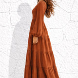 Robe couleur cuivre chic