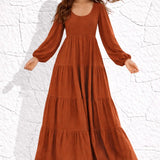 Robe couleur cuivre chic