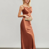 Robe chic terracotta cocktail