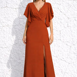 Robe témoin de mariage terracotta