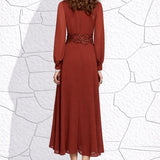 Robe terracotta automne/hiver