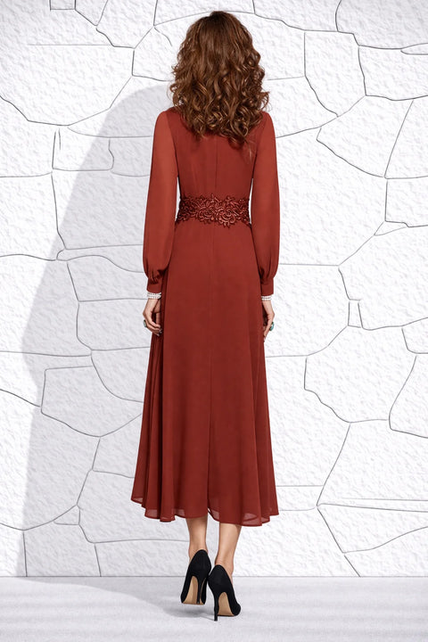 Robe terracotta automne/hiver