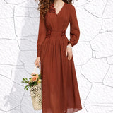 Robe terracotta automne/hiver