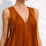 Robe terracotta fluide
