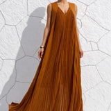 Robe terracotta fluide